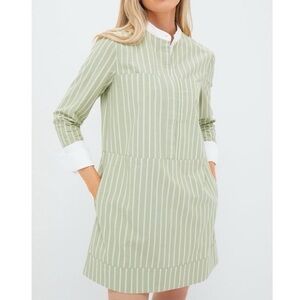 EUC Tuckernuck Pomander Place Rohan stripe dress shirtdress